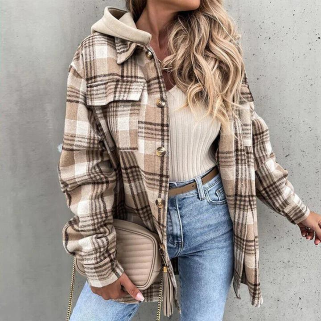Gabriela | Damen Lässige Kapuze Jacke | Warme