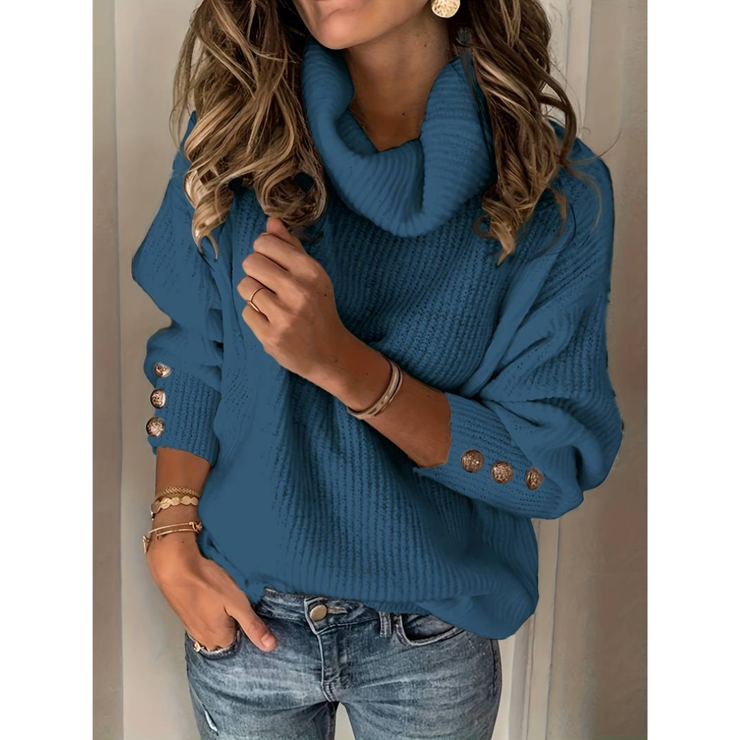 Georgina | Damen Strick-Rollkragenpullover | Übergröße