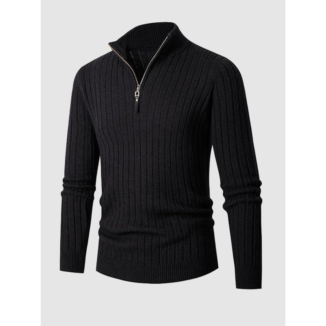 Sageh | Herren Lässiger Strick Pullover | Warme
