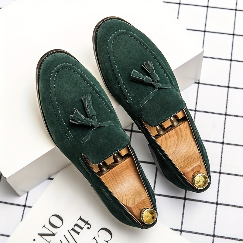 RetroStep – Vintage Loafer aus Wildleder für Männer