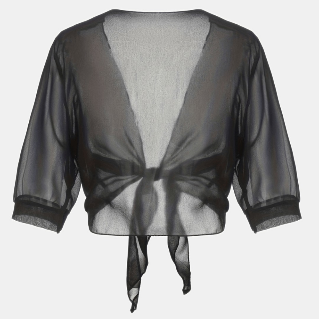 Avayah | Damen Kurzer Bluse | Stricken