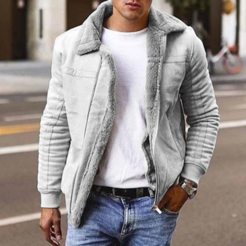 Jared | Herren Vintage Bomber Jacke | Warme