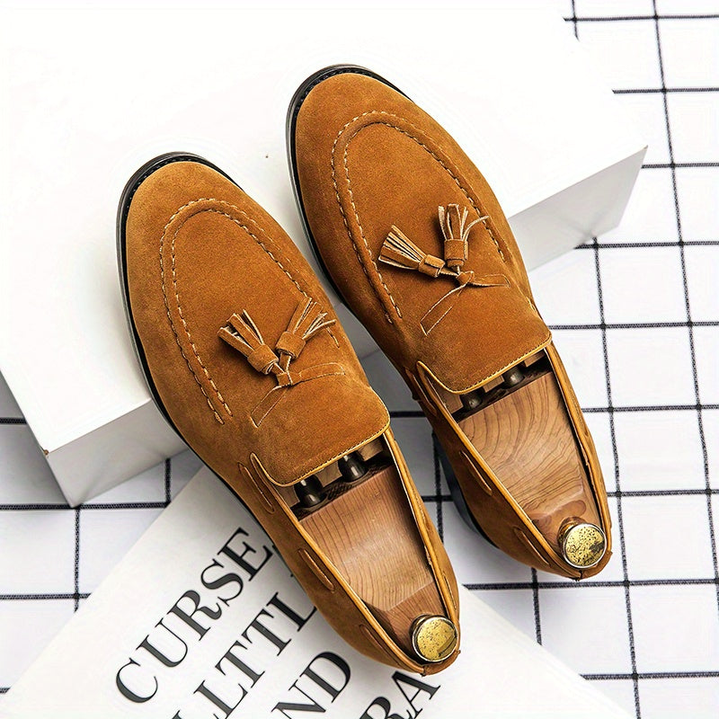 RetroStep – Vintage Loafer aus Wildleder für Männer