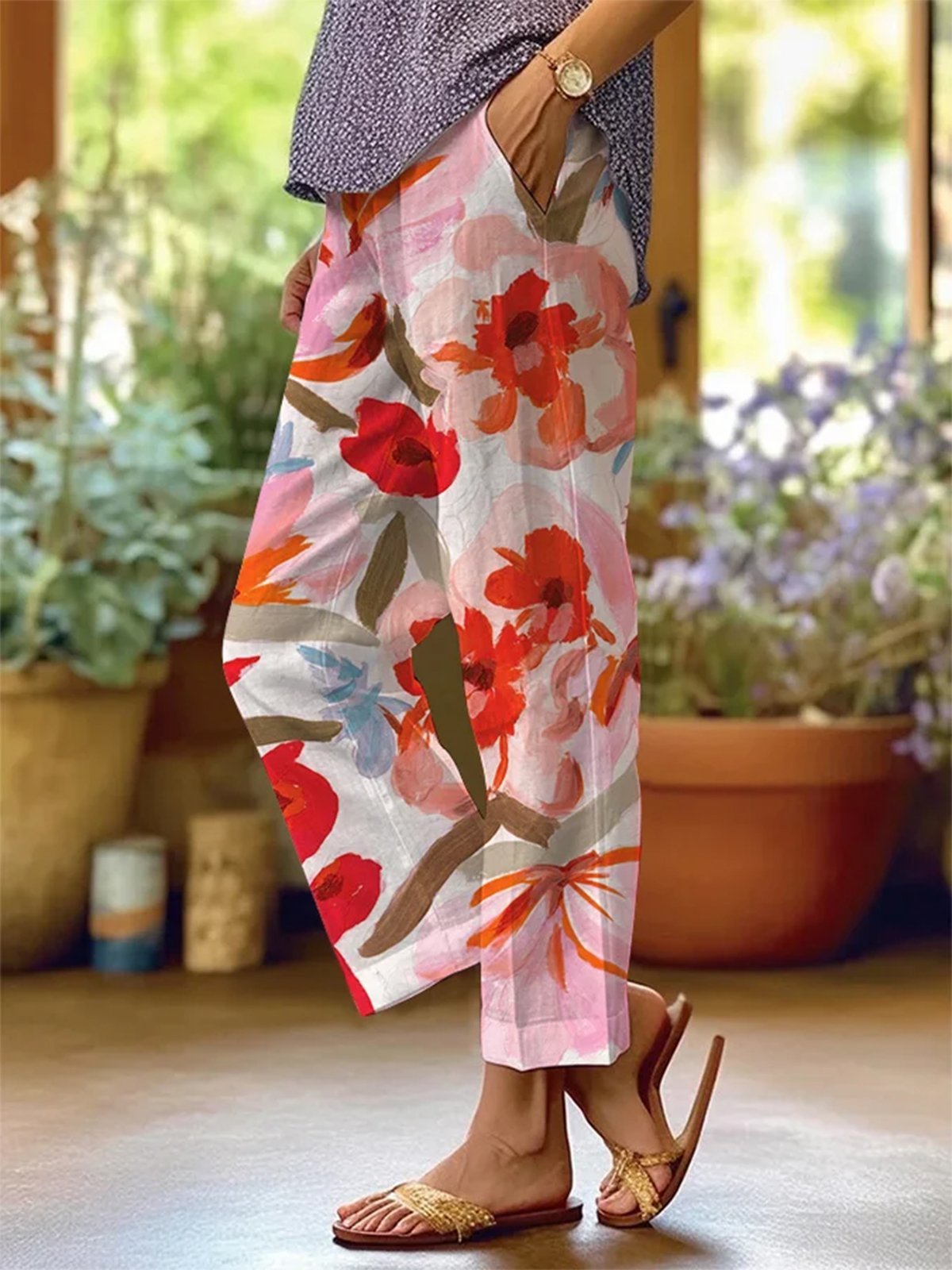 Lässige Bohemian-Hose