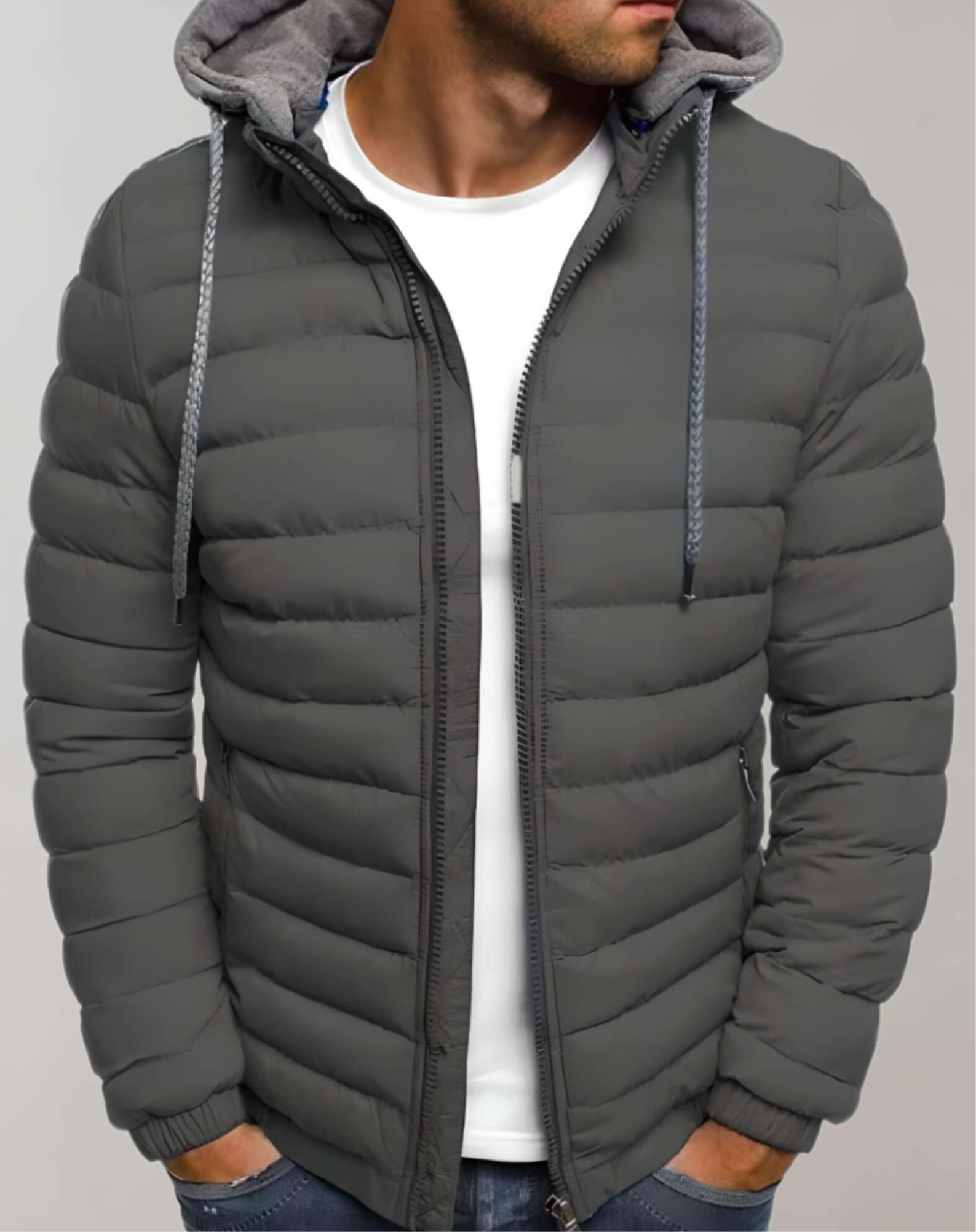 Eiswind - Elegante Winterjacke für Herren mit atmungsaktiver Technologie, die Komfort und Stil vereint