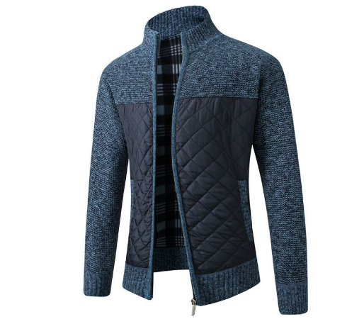 Maiko | Herren Klassiker Strickt Winter Jacke | Warme