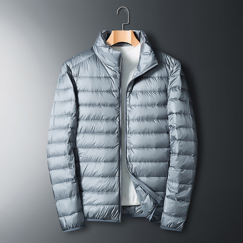 Herren Leichtgewichtige Feder Baumwolljacke für deutsche Winterkälte