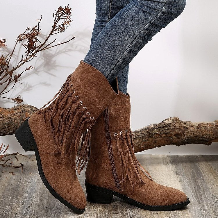 Bequeme Retro-Stiefel