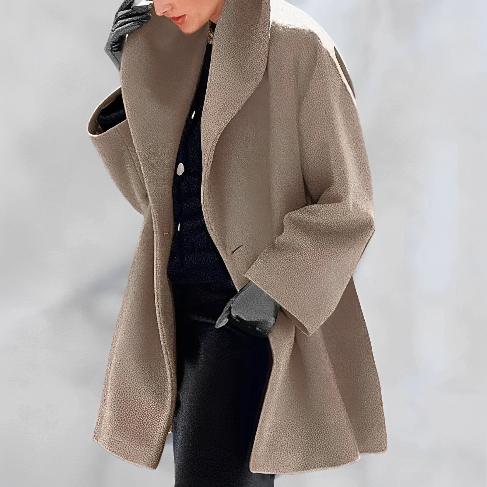 Elegante urbane Winterjacke aus Wolle