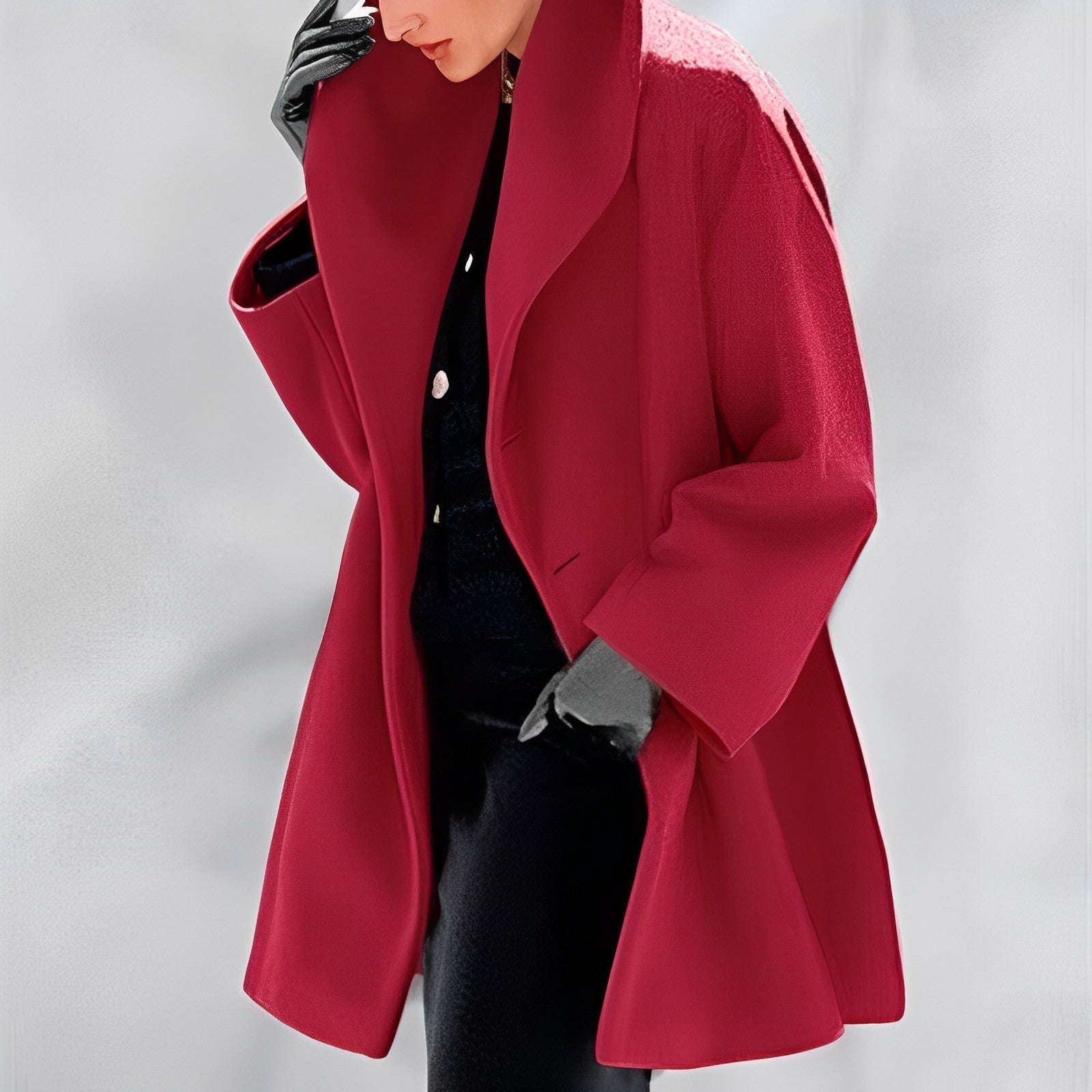 Elegante urbane Winterjacke aus Wolle