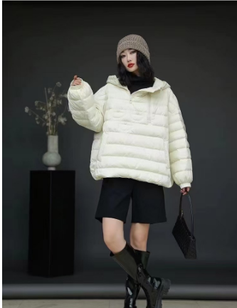 Sabiney | Damen Klassiker Winter Puffer Jacke | Übergroß