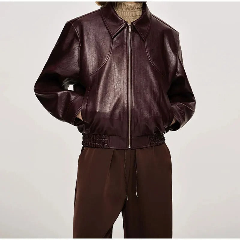 Anna - Klassiker Burgundy Jacket