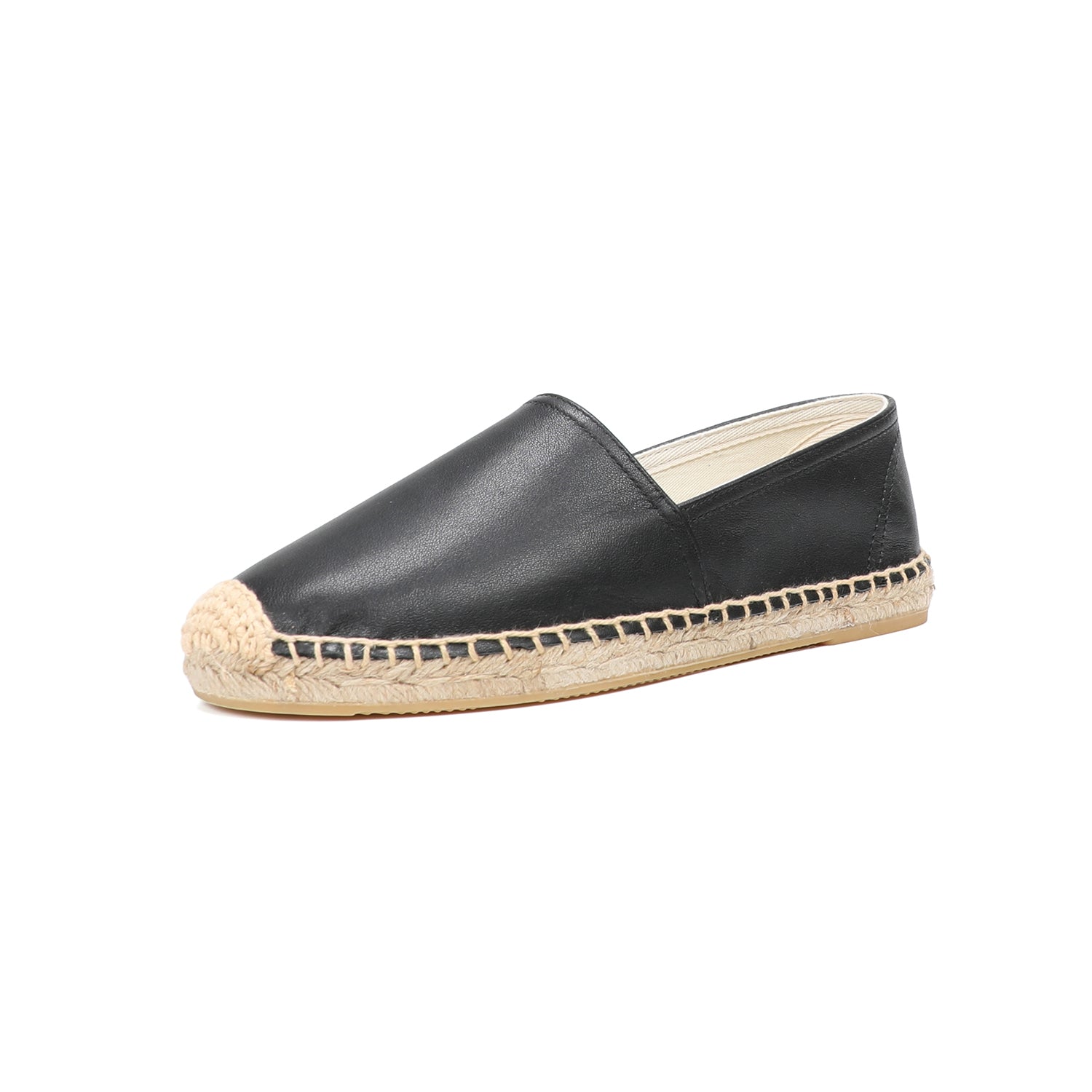 BallettLeder – Flache Ballett-Espadrilles aus Rindsleder