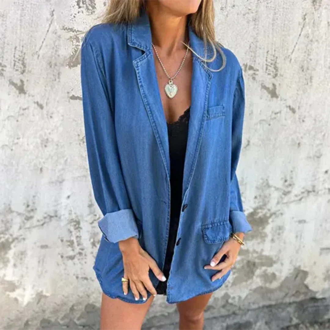 Selinar | Damen Klassische lange Jacke | Warme