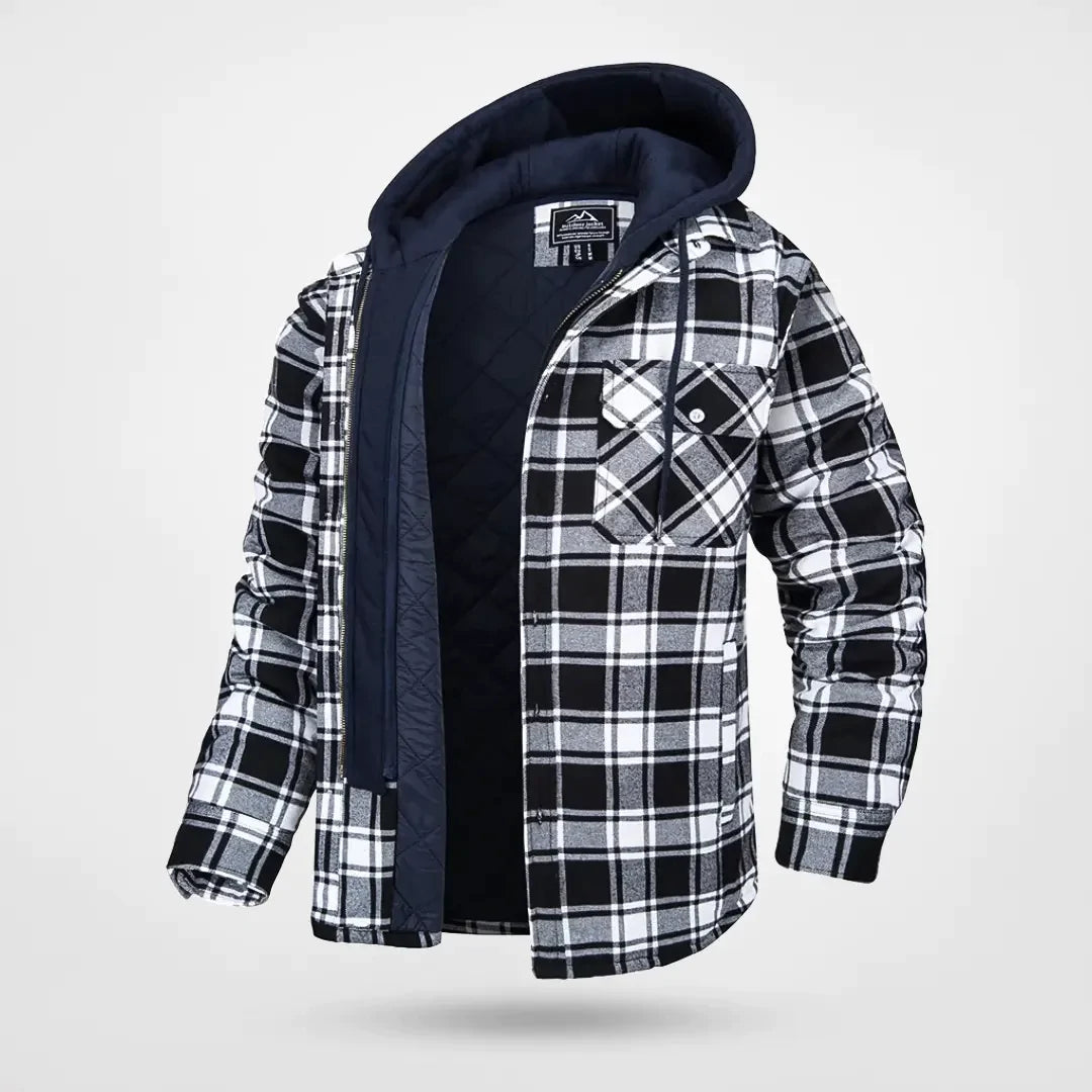 Ahmed | Herren Winter Bomber Kapuze Jacke | Warme