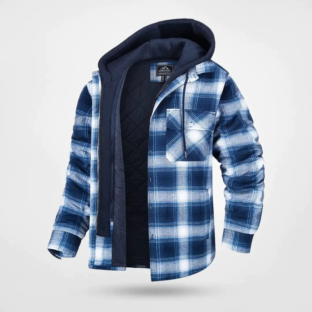 Ahmed | Herren Winter Bomber Kapuze Jacke | Warme