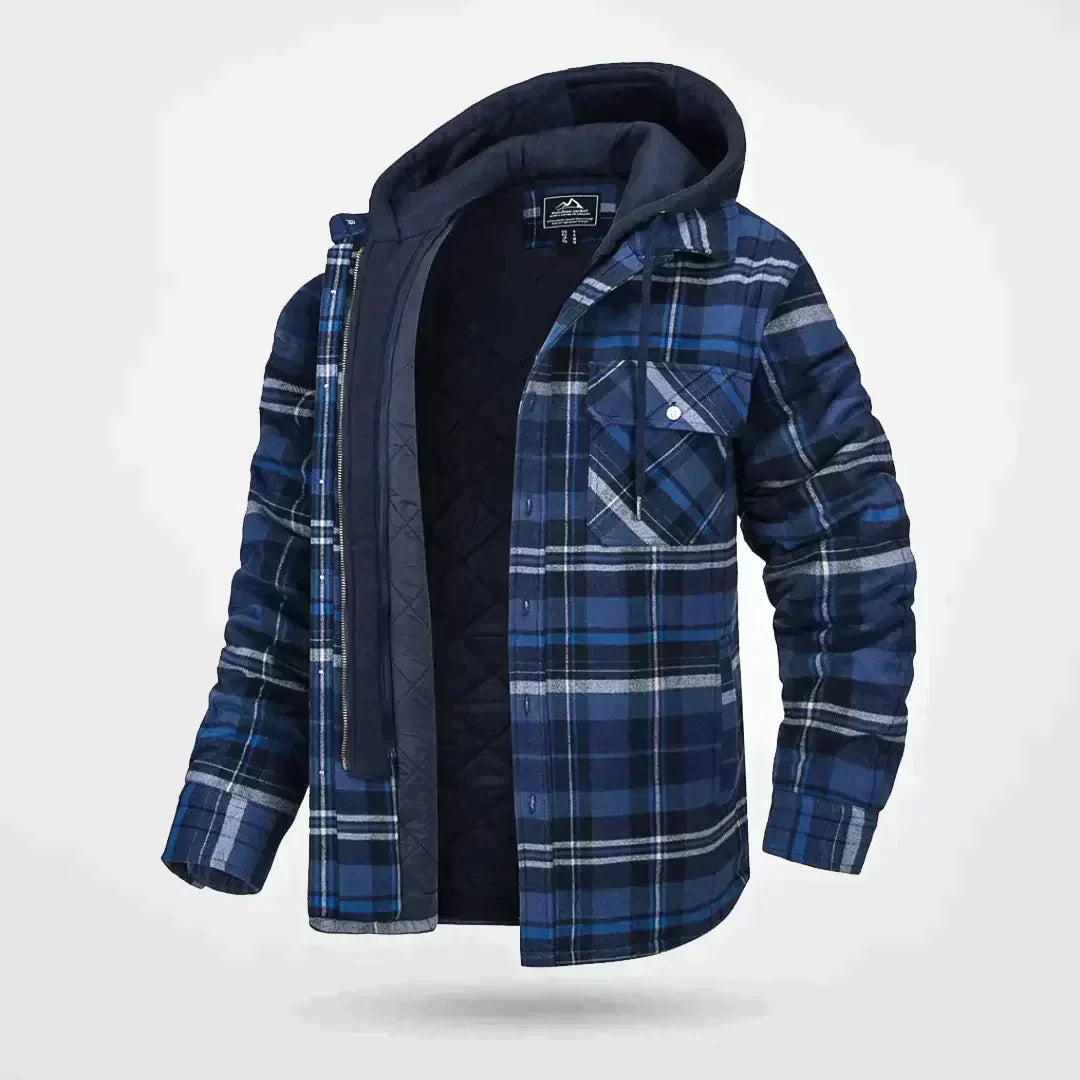 Ahmed | Herren Winter Bomber Kapuze Jacke | Warme