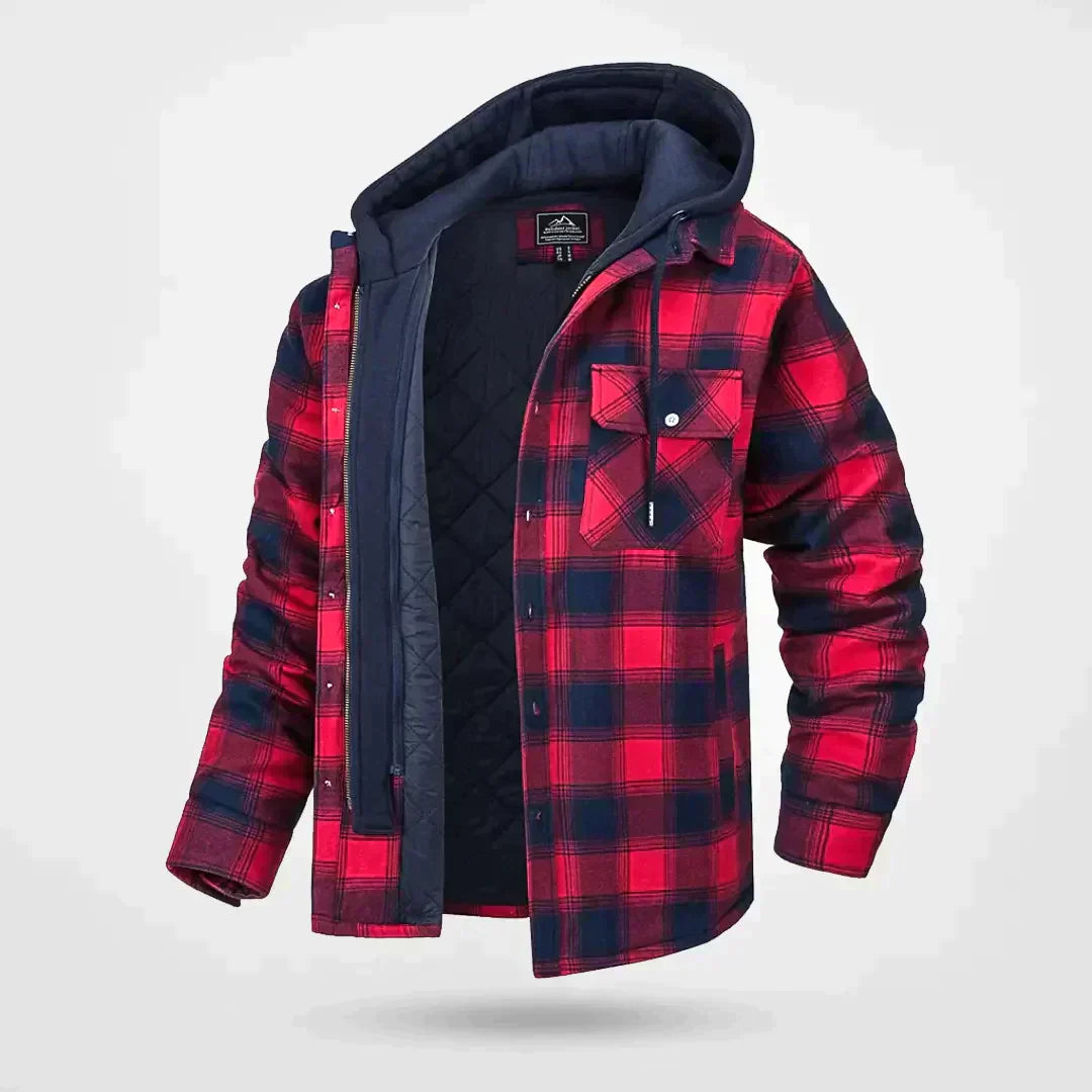 Ahmed | Herren Winter Bomber Kapuze Jacke | Warme