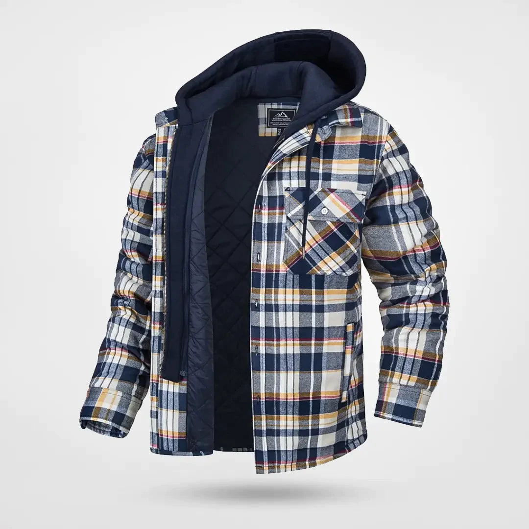 Ahmed | Herren Winter Bomber Kapuze Jacke | Warme