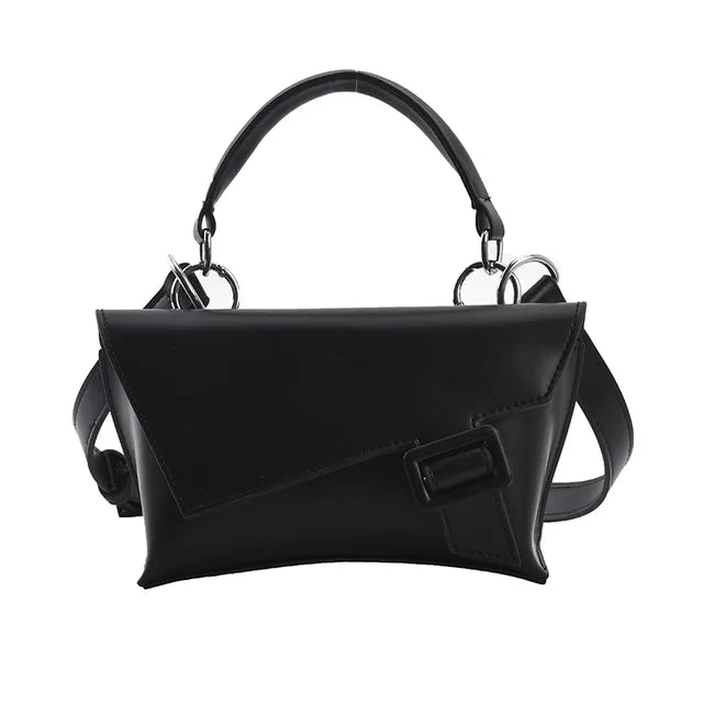 Emillea | Schicke Leder-Umschlag-Crossbody-Tasche mit Schnalle