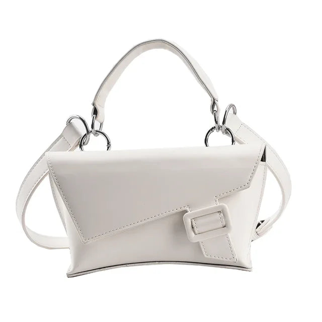 Emillea | Schicke Leder-Umschlag-Crossbody-Tasche mit Schnalle