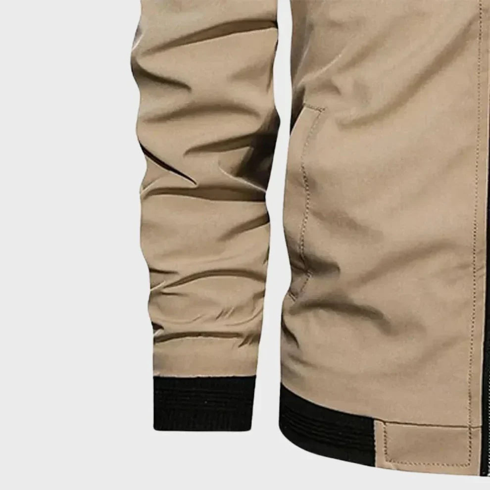 EleganzFlug - Stilvolle Herren Bomberjacke mit Raffinierten Details