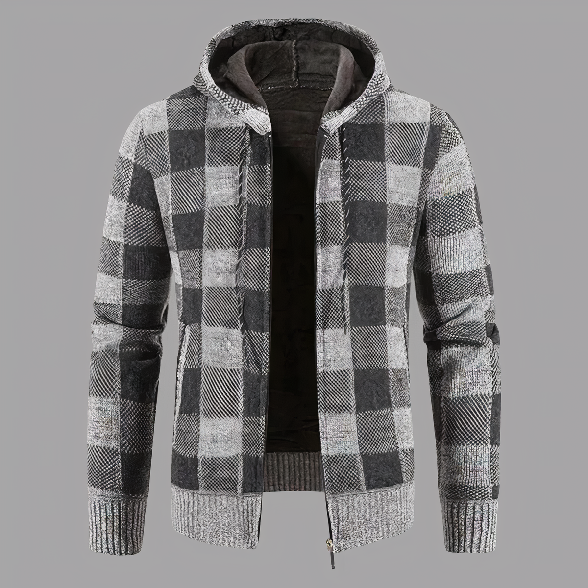 KaroWolke - Lässiger Pullover mit Kapuze