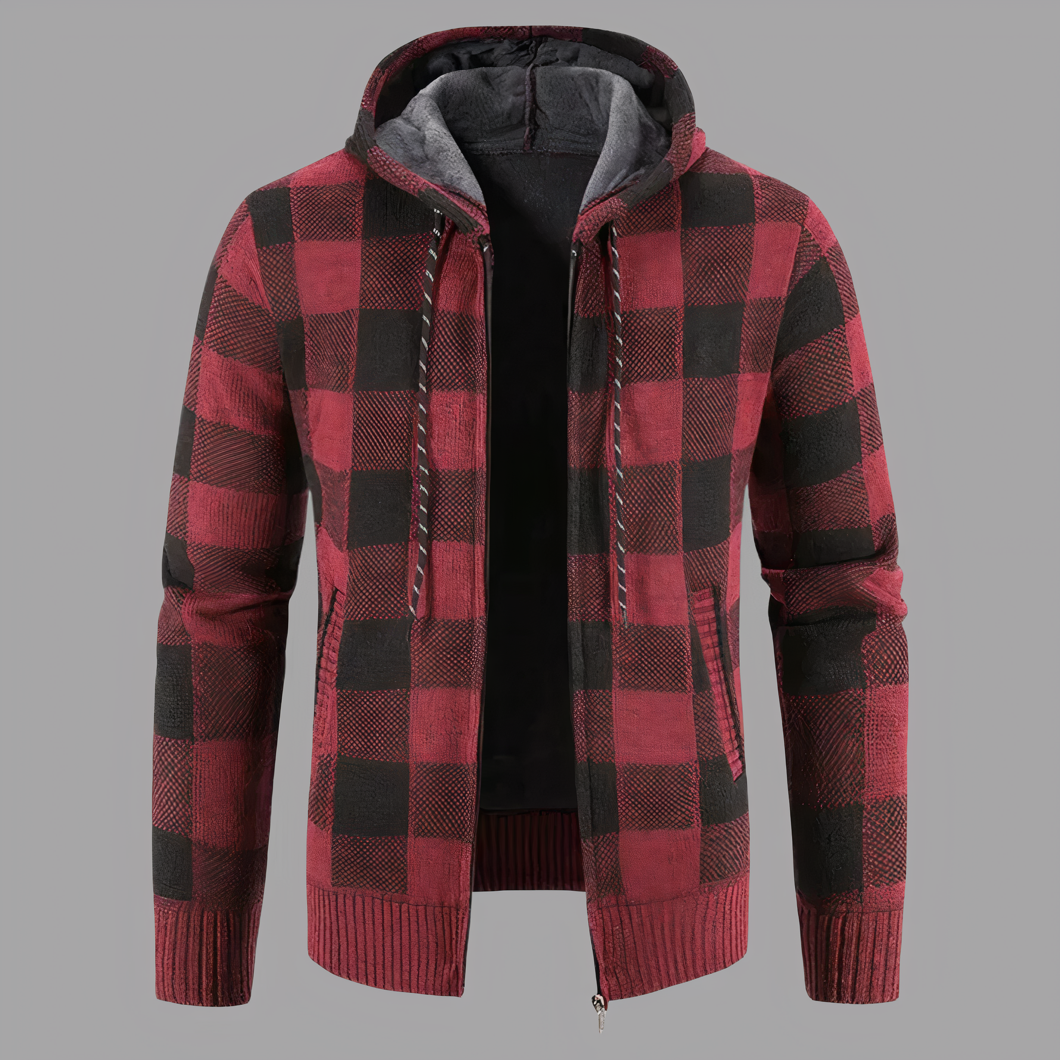 KaroWolke - Lässiger Pullover mit Kapuze
