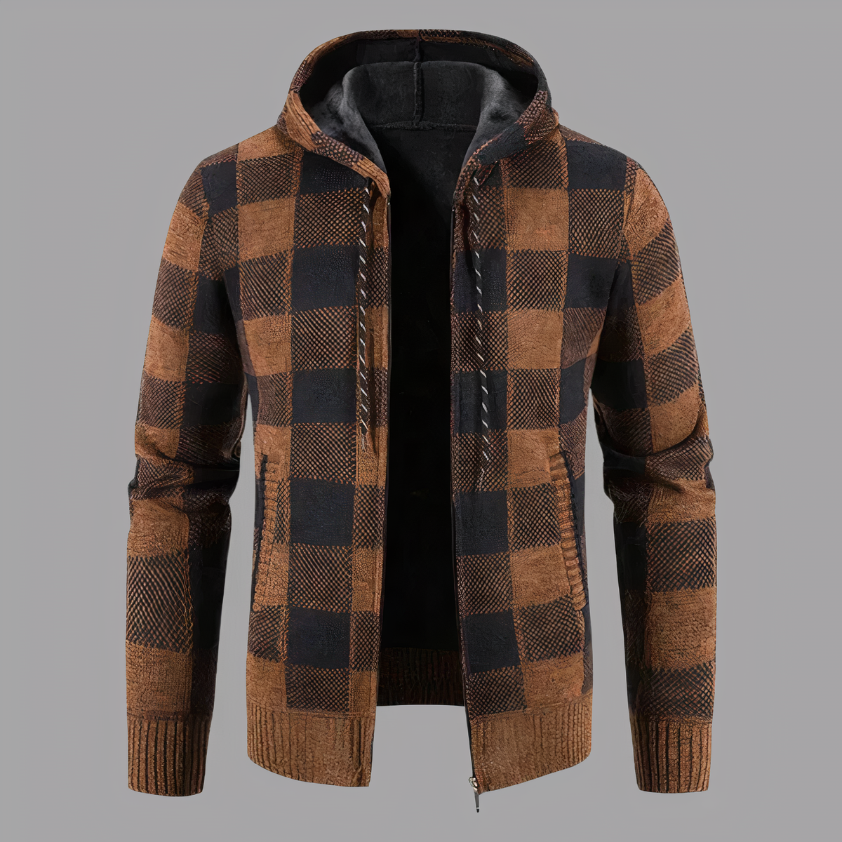 KaroWolke - Lässiger Pullover mit Kapuze