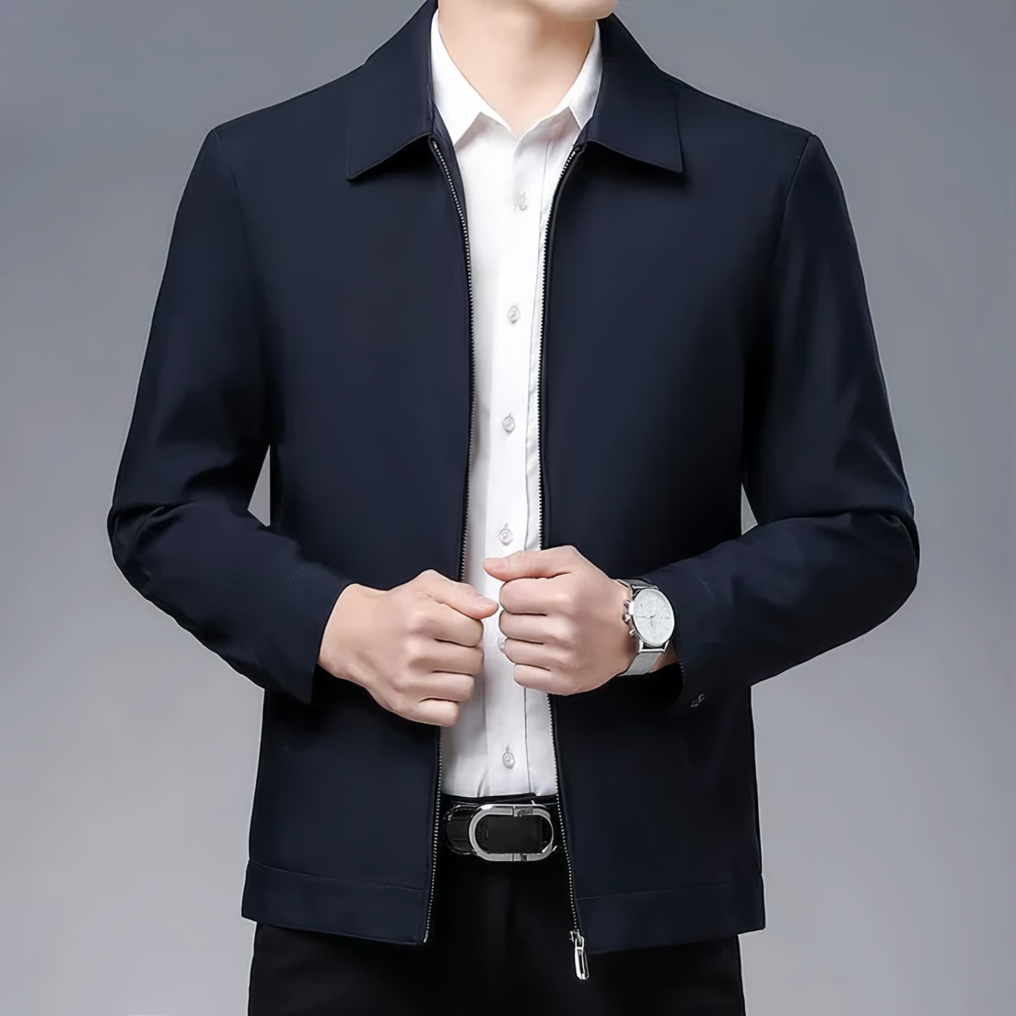 AdelStoff - Italienische Premium-Wollmischung Jacke Einzigartige Eleganz für anspruchsvolle Herren