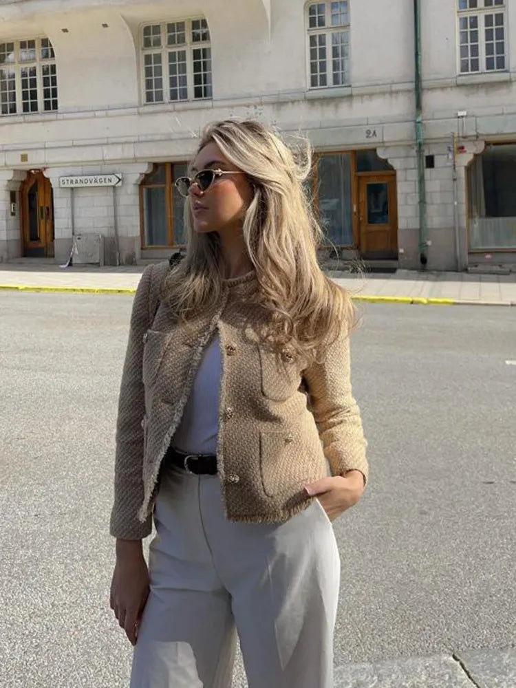 Chice Sarah Tweedjacke für mühelosen Stil