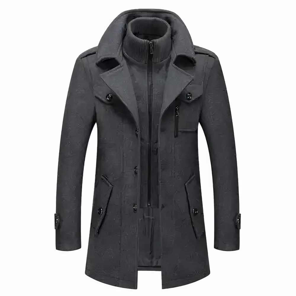 Elegante Herren-Doppelkragenjacke - Cadenza