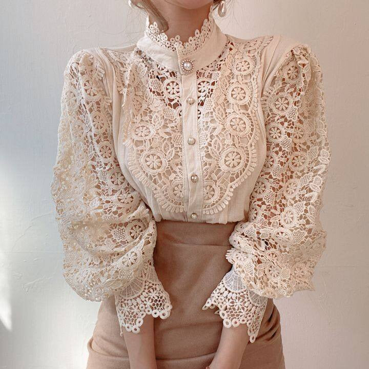 Luxe Vintage Elegante Bluse - Addison