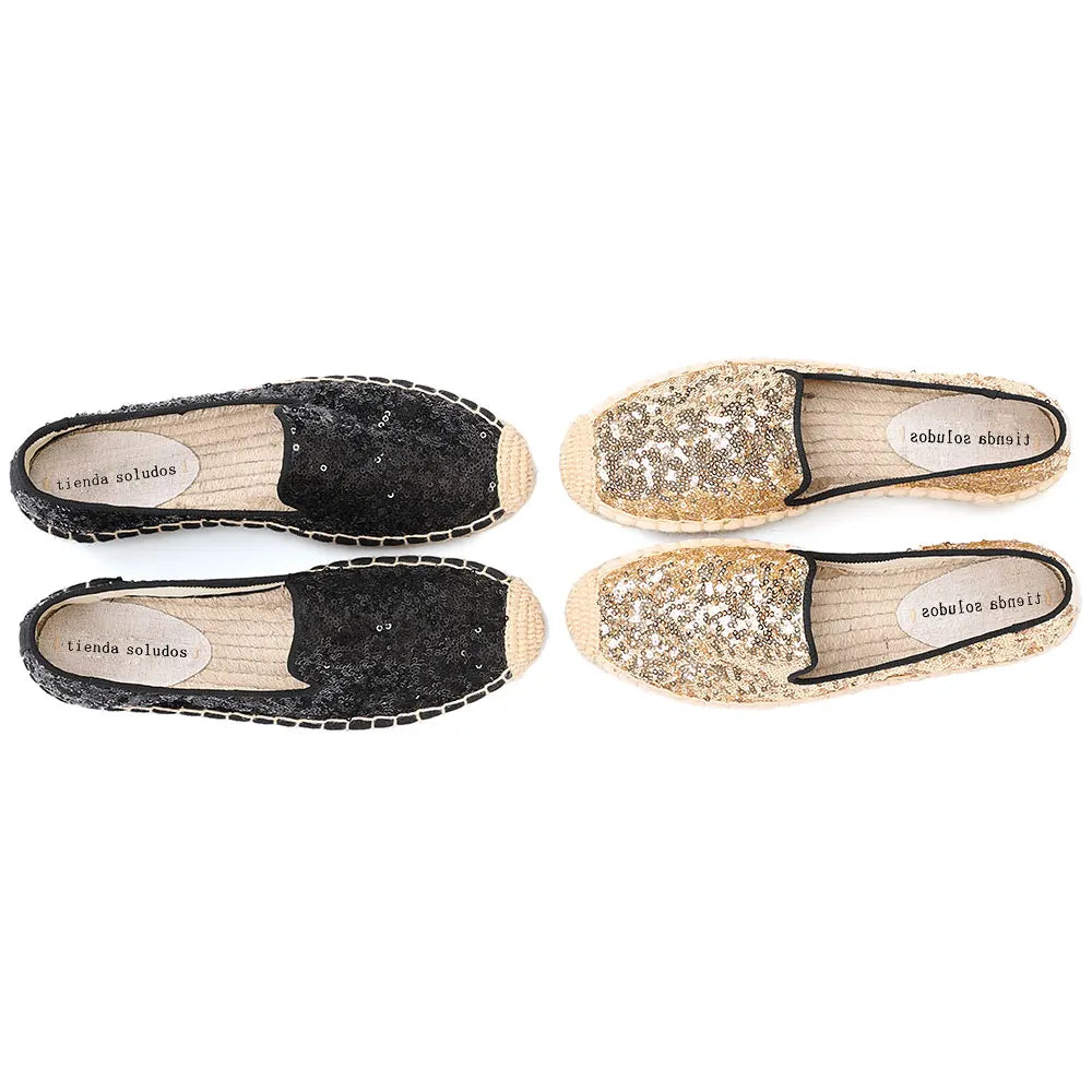 Ballerina-Espadrilles zum Hineinschlüpfen