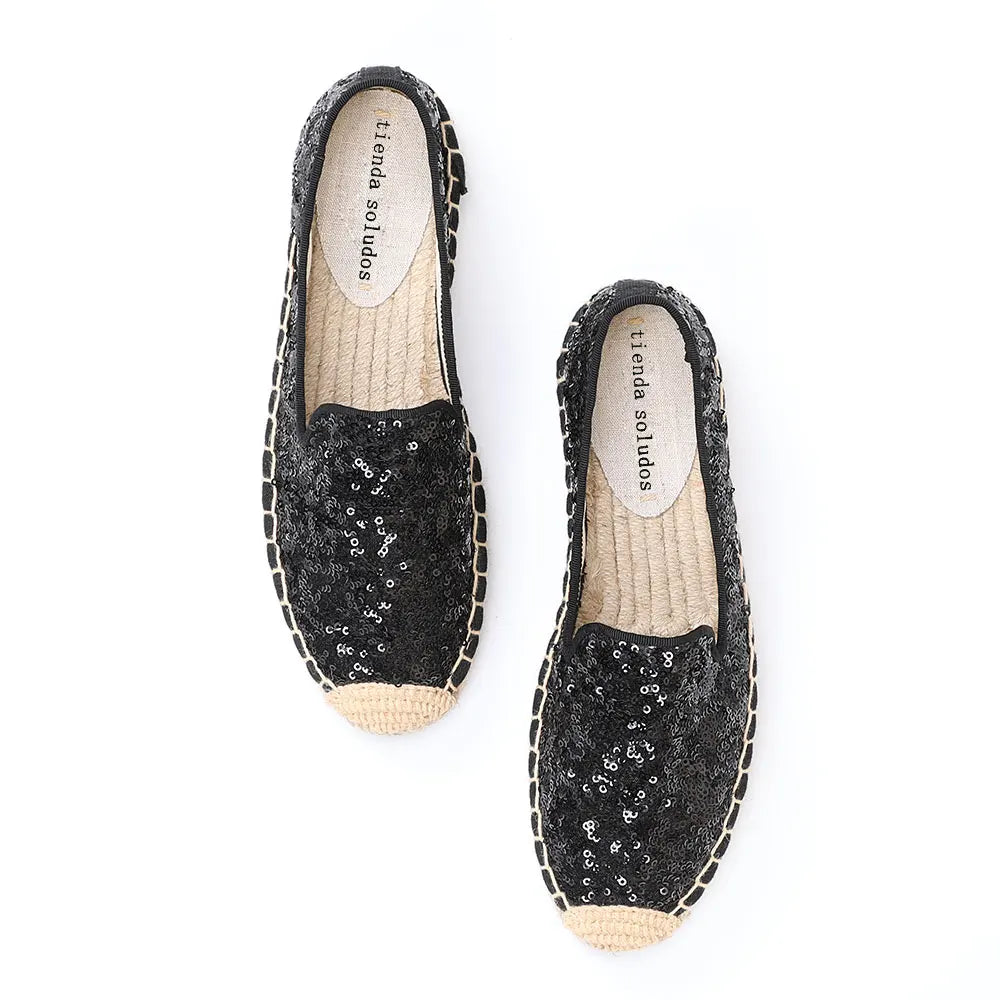 Ballerina-Espadrilles zum Hineinschlüpfen