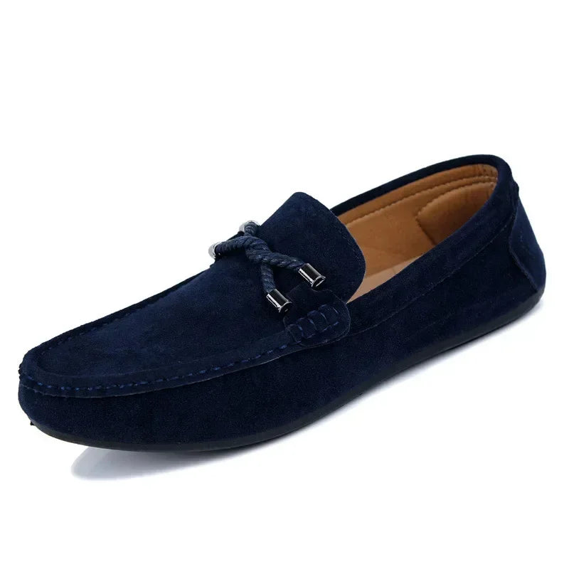 HerrenLoafers – Herren Loafers mit Samtstruktur