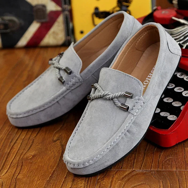 HerrenLoafers – Herren Loafers mit Samtstruktur