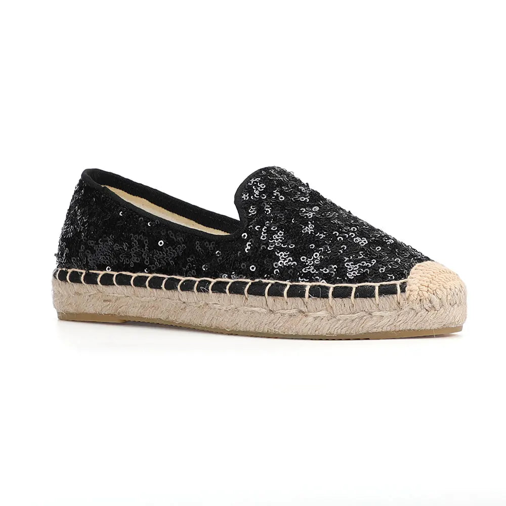 Ballerina-Espadrilles zum Hineinschlüpfen