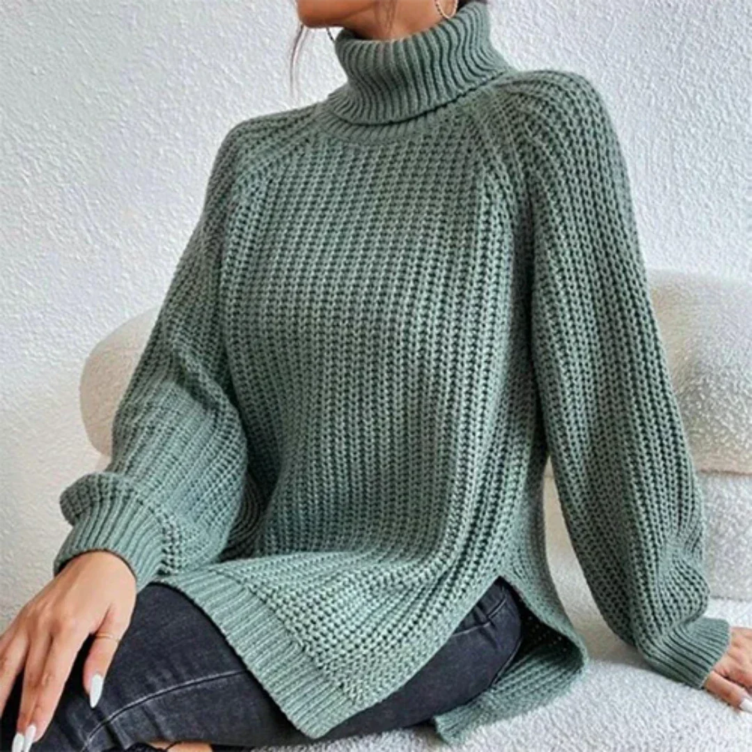 Callidora | Damen Lässiger Strick Pullover | Warme