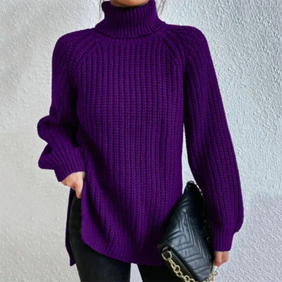 Callidora | Damen Lässiger Strick Pullover | Warme