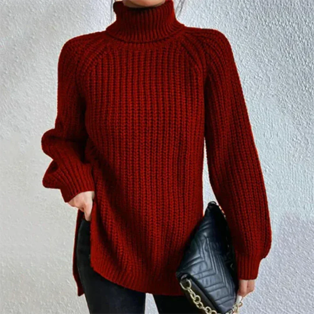 Callidora | Damen Lässiger Strick Pullover | Warme
