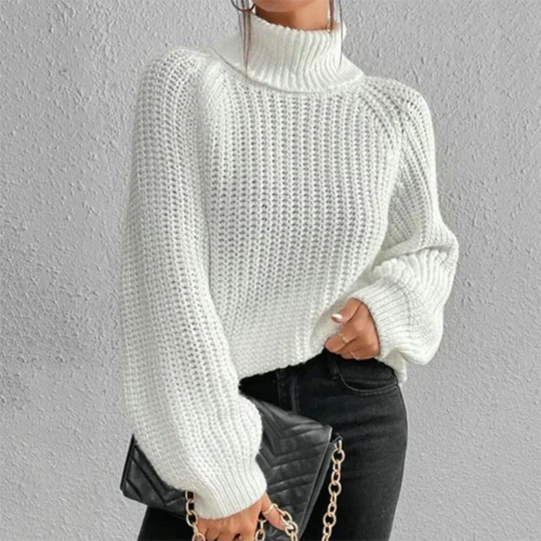 Callidora | Damen Lässiger Strick Pullover | Warme
