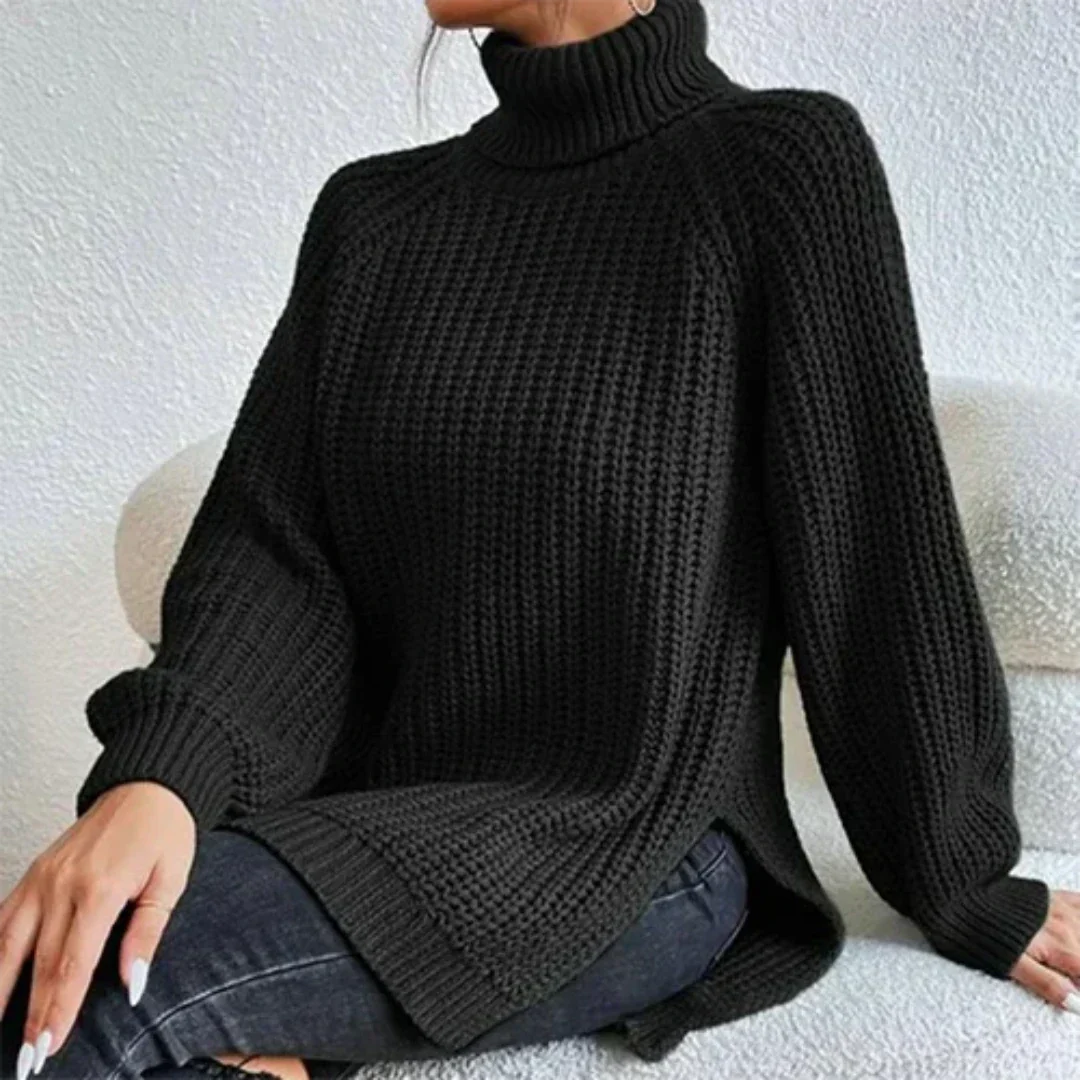 Callidora | Damen Lässiger Strick Pullover | Warme