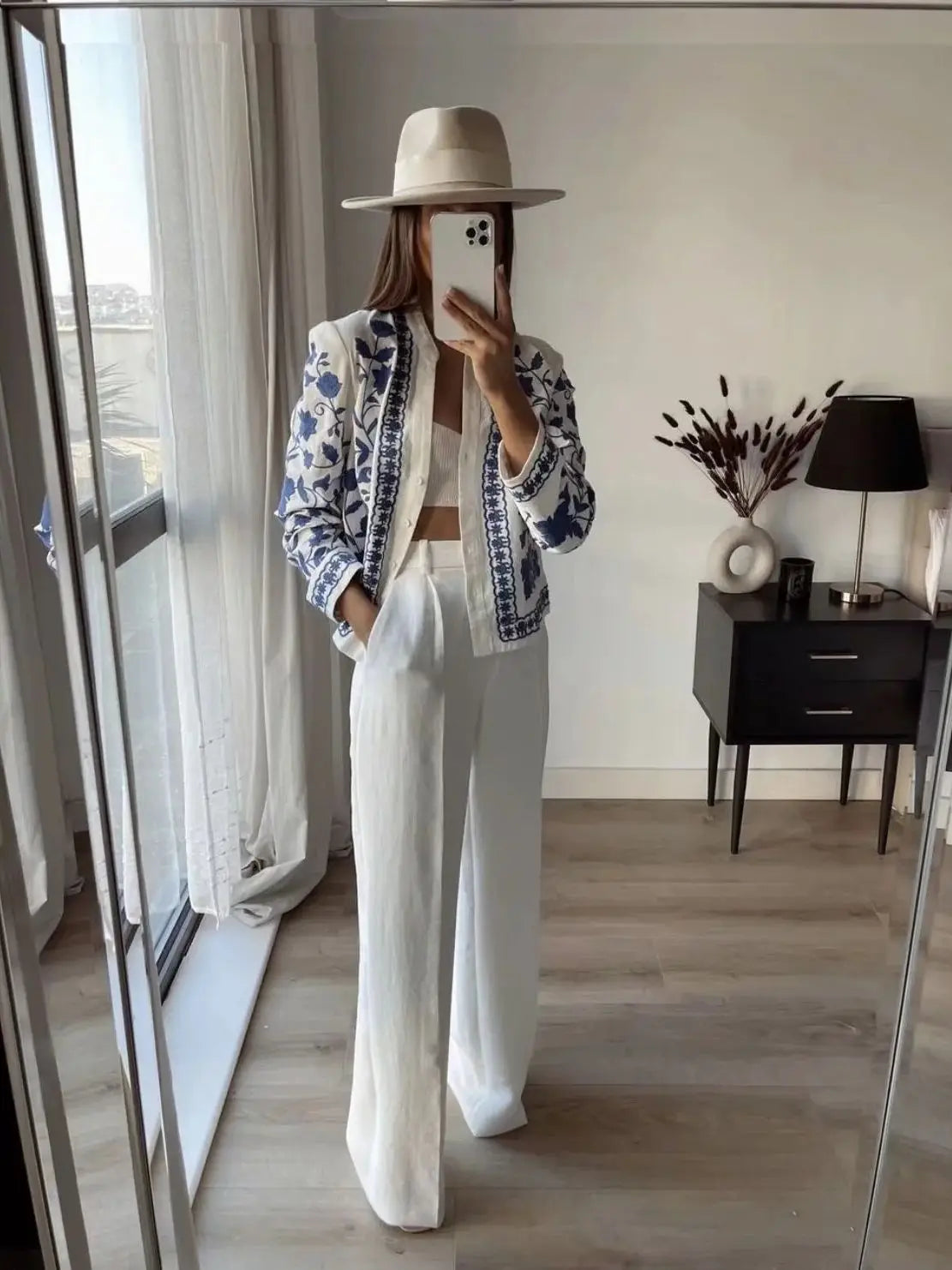 Emmetta | Floraler Frühlings-Cardigan für Damen