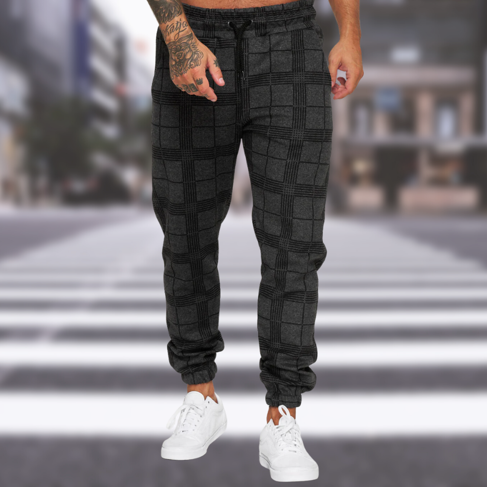 Felixon | Chino-Hose mit Karomuster
