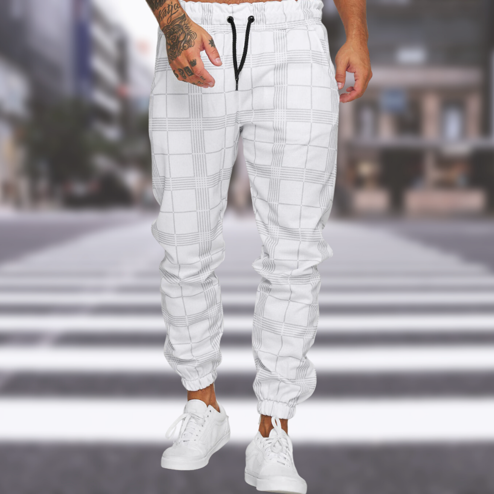 Felixon | Chino-Hose mit Karomuster