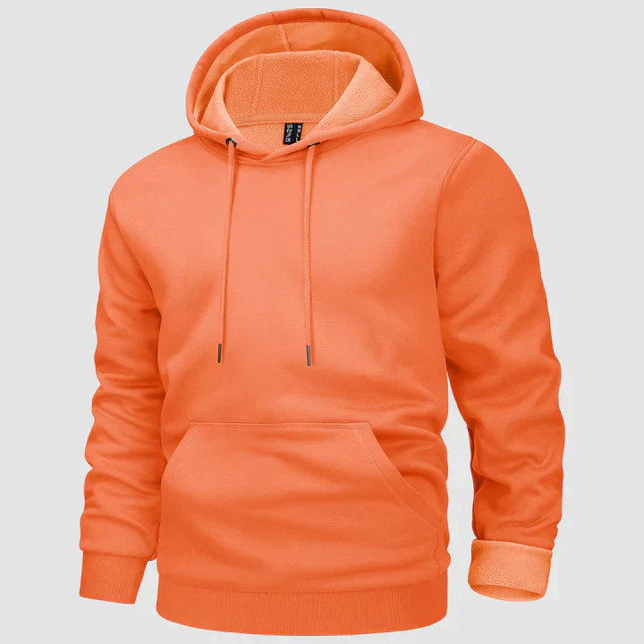 Alexander - mit Fleece gefütterter kapuzenpullover für herren