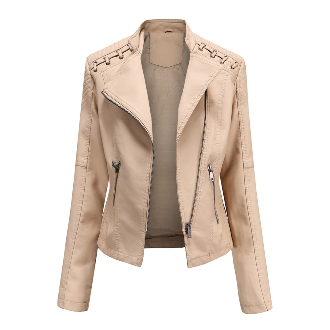 Lorraine | Damen Lässiger Biker Jacke | Stylische