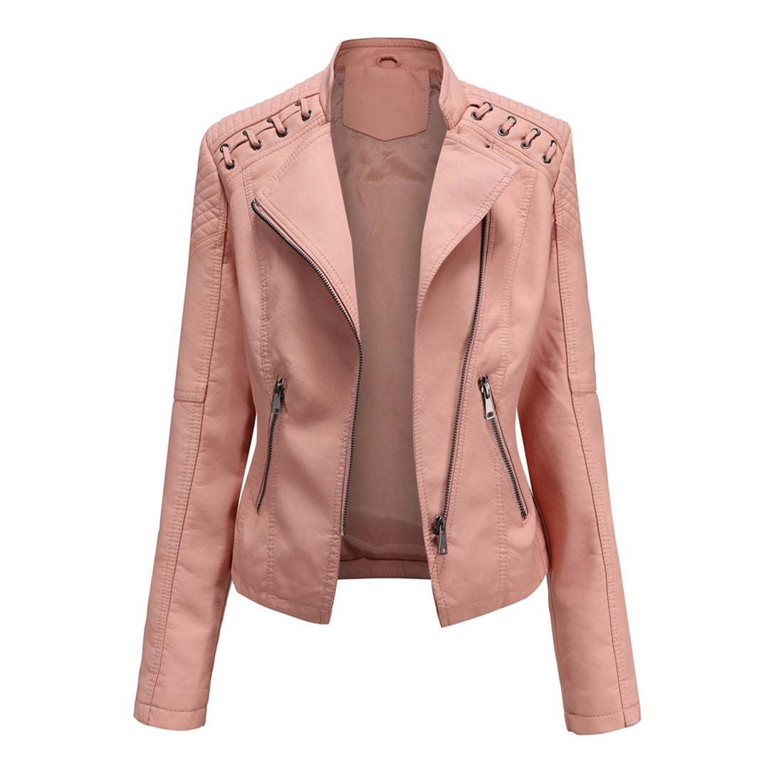 Lorraine | Damen Lässiger Biker Jacke | Stylische