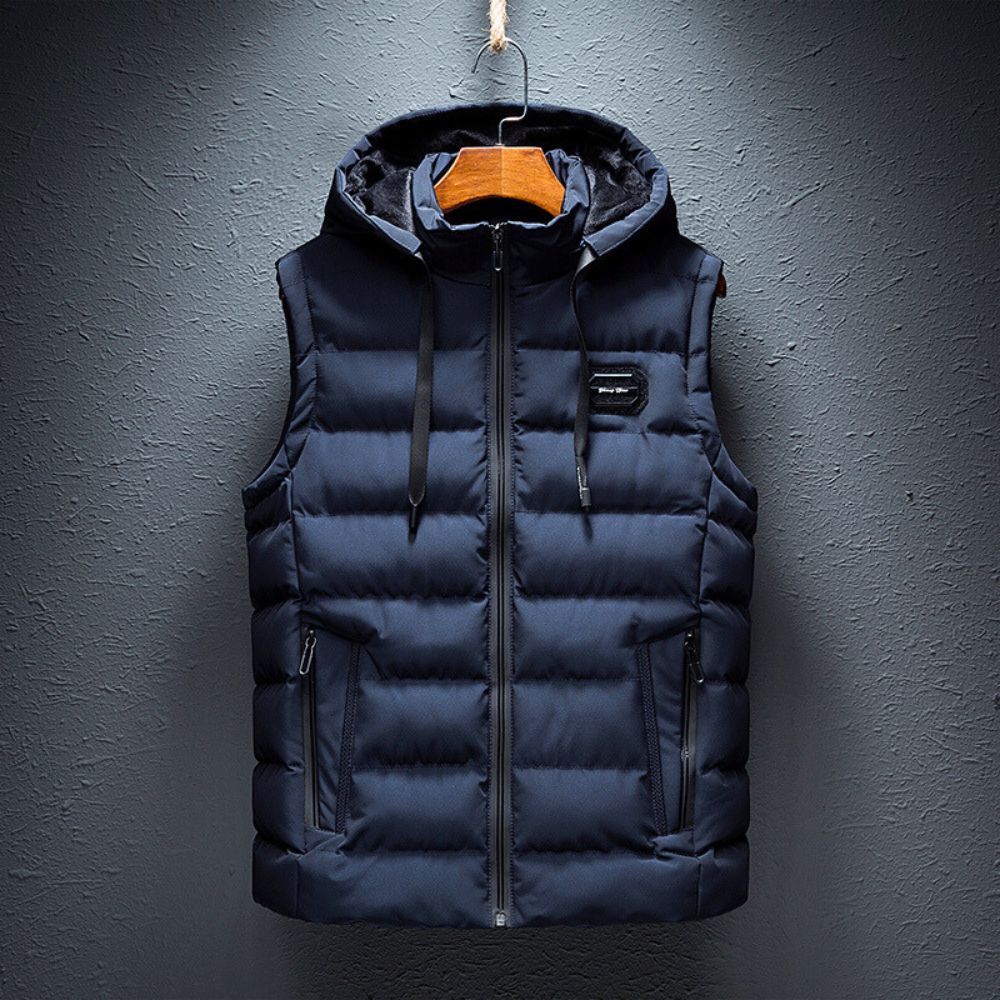 Kyree | Herren Puffer mit Kapuze Weste | Warme